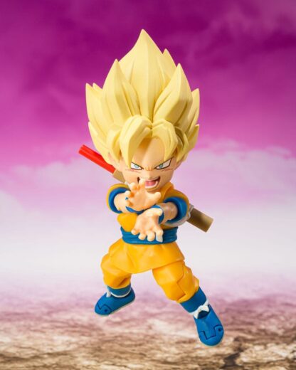 Dragon Ball S.H.Figuarts Actionfigur Super Saiyan Son Goku (mini) Daima 8 cm – Bild 4