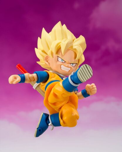 Dragon Ball S.H.Figuarts Actionfigur Super Saiyan Son Goku (mini) Daima 8 cm – Bild 6