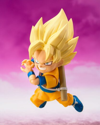 Dragon Ball S.H.Figuarts Actionfigur Super Saiyan Son Goku (mini) Daima 8 cm – Bild 7