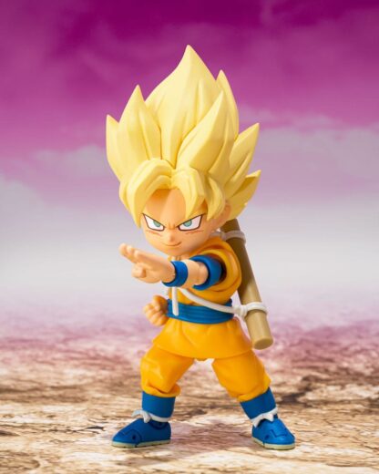 Dragon Ball S.H.Figuarts Actionfigur Super Saiyan Son Goku (mini) Daima 8 cm – Bild 8