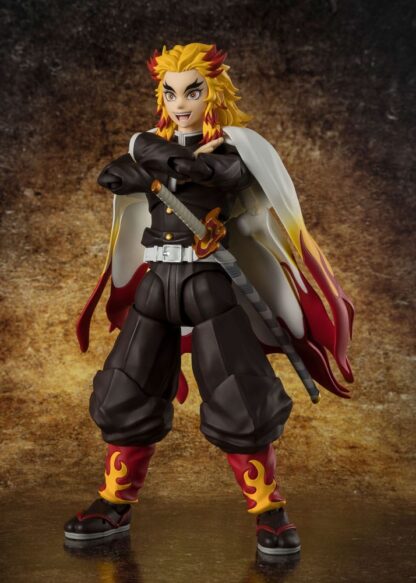 Demon Slayer: Kimetsu no Yaiba S.H.Figuarts Actionfigur Kyojuro Rengoku 15 cm – Bild 5