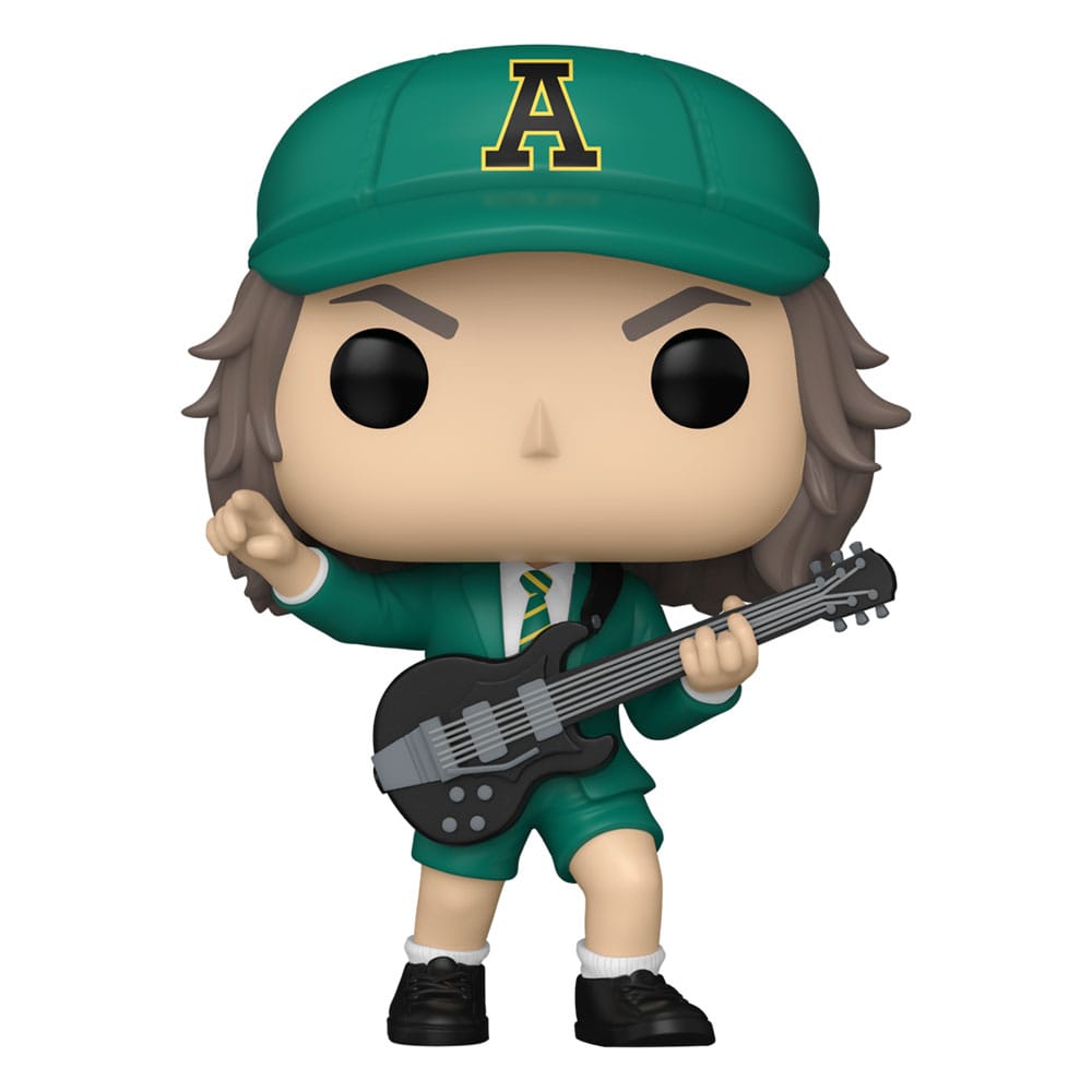 AC/DC POP! Rocks Vinyl Figur Angus Young(Green) 9 cm – Beschädigte ...