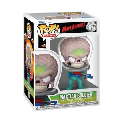 Mars Attacks POP! Movies Vinyl Figur Alien Soldier with Atomic Ray Gun 9 cm – Bild 2