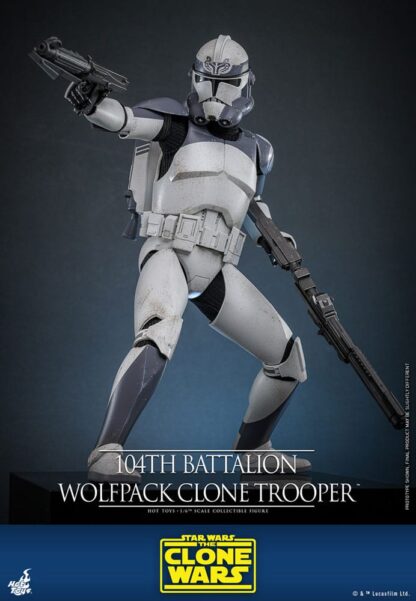 Star Wars The Clone Wars Actionfigur 1/6 104th Battalion Wolfpack Clone Trooper 30 cm – Bild 8