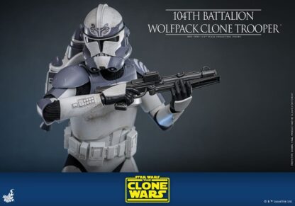 Star Wars The Clone Wars Actionfigur 1/6 104th Battalion Wolfpack Clone Trooper 30 cm – Bild 10