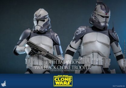 Star Wars The Clone Wars Actionfigur 1/6 104th Battalion Wolfpack Clone Trooper 30 cm – Bild 12