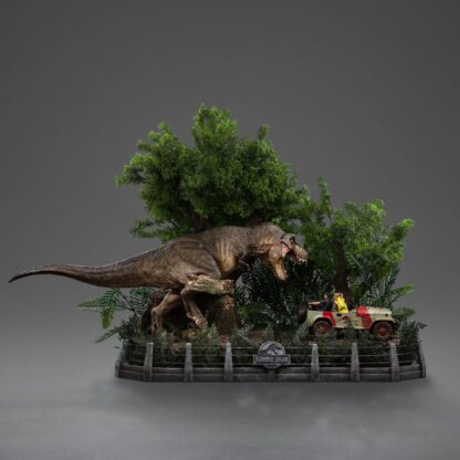 Jurassic Park Demi Art Scale Statue 1/20 T-Rex Chase – Bild 13