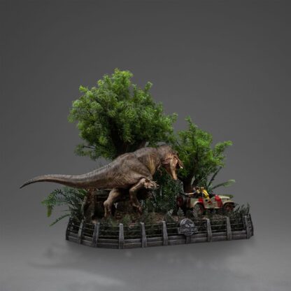 Jurassic Park Demi Art Scale Statue 1/20 T-Rex Chase – Bild 14