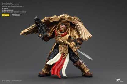 Warhammer The Horus Heresy Actionfigur 1/18 Legio Custodes Custodian Venatari Squad Venatari with Kenetic Destroyer 1 13 cm – Bild 6