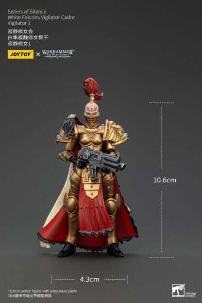 Warhammer The Horus Heresy Actionfigur Sisters of Silence White Falcons Vigilator Cadre Vigilator 1 19 cm – Bild 8