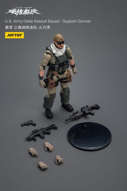 Hardcore Coldplay Actionfigur 1/18 U.S. Army Delta Assault Squad Support Gunner 11 cm – Bild 5