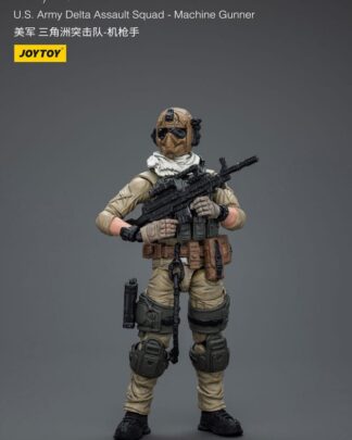 Hardcore Coldplay Actionfigur 1/18 U.S. Army Delta Assault Squad Machine Gunner 11 cm
