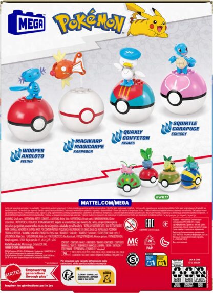 Pokémon MEGA Bauset 4 Wasser-Typ Pokémon Set – Bild 11