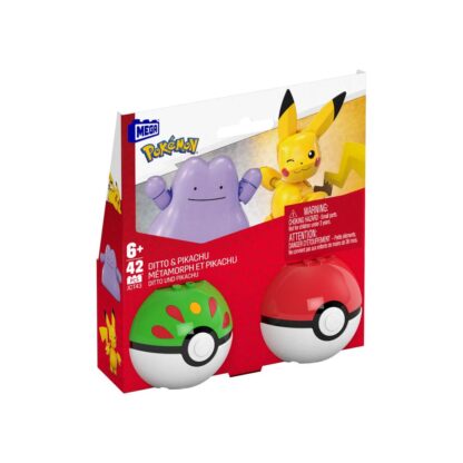 Pokémon MEGA Bauset Poké Ball Collection: Pikachu & Ditto – Bild 3