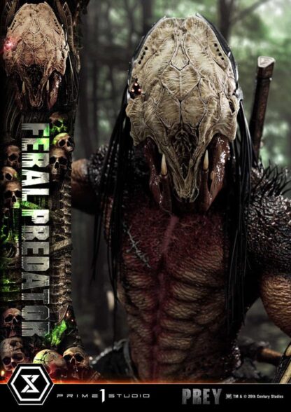 Prey (Movie) Museum Masterline Series Statue 1/3 Feral Predator 89 cm – Bild 15