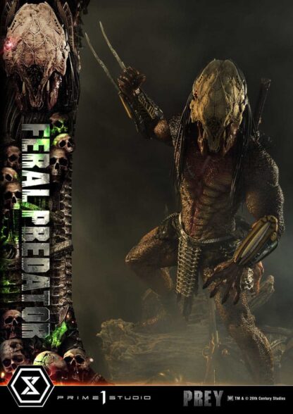Prey (Movie) Museum Masterline Series Statue 1/3 Feral Predator 89 cm – Bild 24