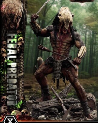 Prey (Movie) Museum Masterline Series Statue 1/3 Feral Predator Deluxe Version 89 cm