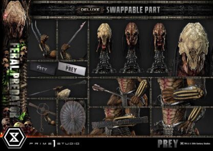 Prey (Movie) Museum Masterline Series Statue 1/3 Feral Predator Deluxe Version 89 cm – Bild 12