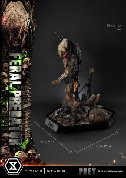 Prey (Movie) Museum Masterline Series Statue 1/3 Feral Predator Deluxe Version 89 cm – Bild 22