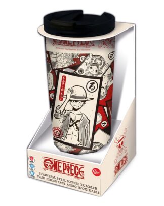 One Piece Edelstahl-Reisebecher Cards