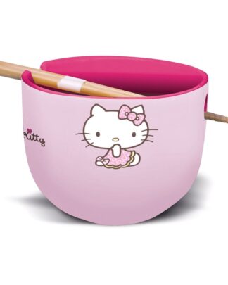 Sanrio Ramen-Schüssel mit Stäbchen Hello Kitty Japan