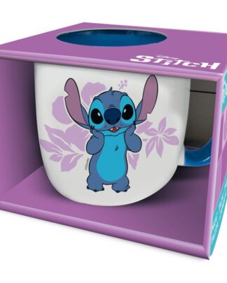 Lilo & Stitch Tasse Stitch pink Flowers 385 ml