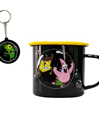 SpongeBob Schwammkopf Tasse und Schlüsselanhänger