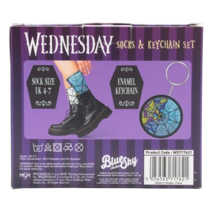 Wednesday Set Schlüsselanhänger und Socken – Bild 3