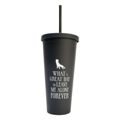 Wednesday Tumbler mit Trinkhalmen 485 ml – Bild 2