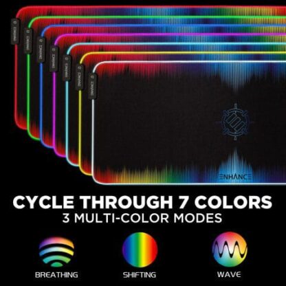 Enhance LED Mouse Mat Multicolor – Bild 2
