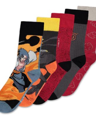 Naruto Shippuden Socken 5er-Pack 39-42