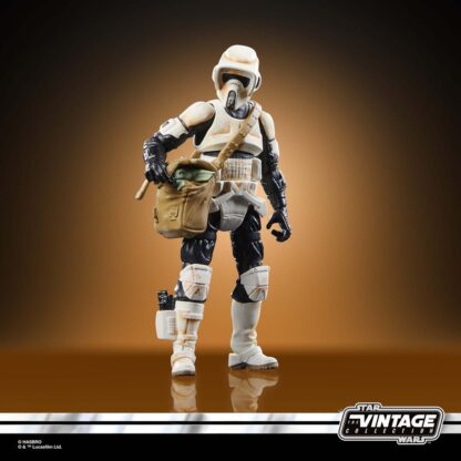 Star Wars: The Mandalorian Vintage Collection Fahrzeug mit Figuren Speeder Bike with Scout Trooper & Grogu – Bild 19