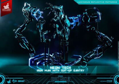 Iron Man 2 Actionfigur 1/6 Neon Tech Iron Man mit Suit-Up Gantry 32 cm – Bild 17