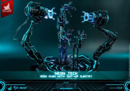 Iron Man 2 Actionfigur 1/6 Neon Tech Iron Man mit Suit-Up Gantry 32 cm – Bild 18