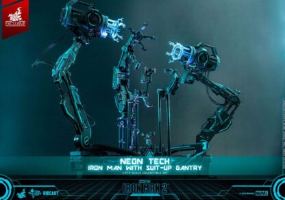 Iron Man 2 Actionfigur 1/6 Neon Tech Iron Man mit Suit-Up Gantry 32 cm – Bild 19