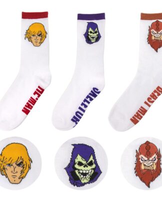 Masters of the Universe - Revelation: He-Man & Skeletor & Beast Man 3er Socken Set