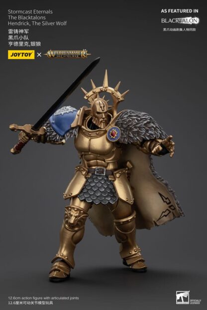 Warhammer Age of Sigmar Actionfigur Stormcast Eternals The Blacktalons Hendrick The Silver Wolf 20 cm – Bild 5