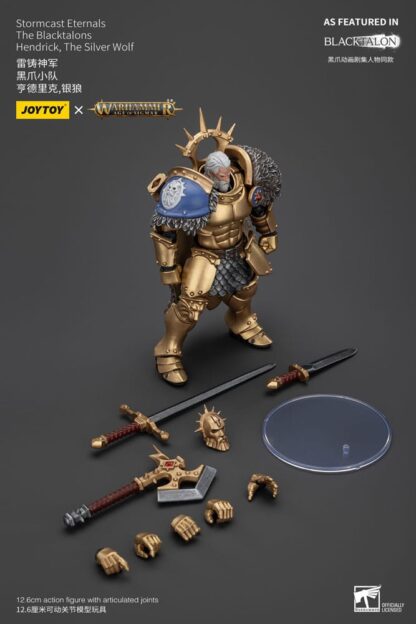 Warhammer Age of Sigmar Actionfigur Stormcast Eternals The Blacktalons Hendrick The Silver Wolf 20 cm – Bild 9