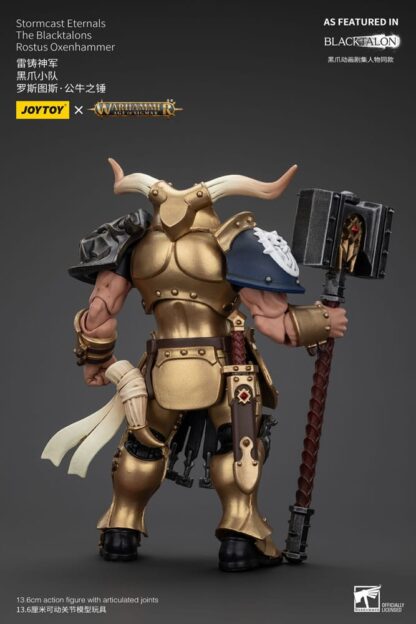 Warhammer Age of Sigmar Actionfigur Stormcast Eternals The Blacktalons Rostus Oxen hammer 20 cm – Bild 3