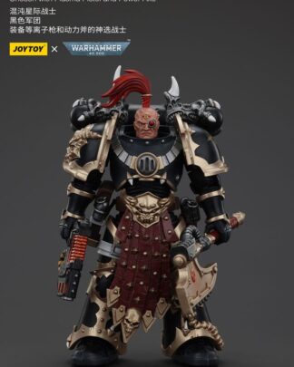 Warhammer 40k Actionfigur Chaos Space Marines Black Legion Chosen with Plasma Pistol and Power Axe 20 cm