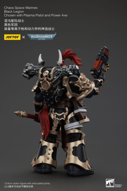 Warhammer 40k Actionfigur Chaos Space Marines Black Legion Chosen with Plasma Pistol and Power Axe 20 cm – Bild 2