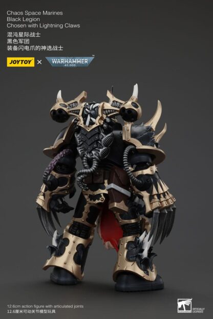 Warhammer 40k Actionfigur Chaos Space Marines Black Legion Chosen with Lightning Claws 20 cm – Bild 2