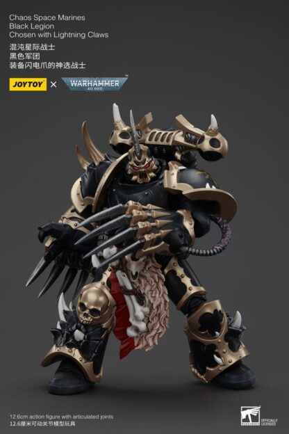 Warhammer 40k Actionfigur Chaos Space Marines Black Legion Chosen with Lightning Claws 20 cm – Bild 4