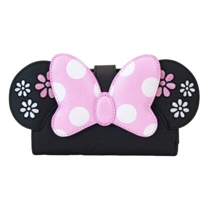 Disney by Loungefly Geldbeutel Minnie Floral Rock the Dots Flap