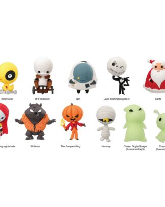 Nightmare before Christmas 3D PVC-Taschenanhänger Serie 2 Display (24)