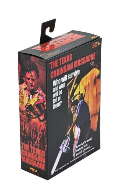 Texas Chainsaw Massacre Clothed Actionfigur Leatherface 50th Anniversary 20 cm – Bild 4