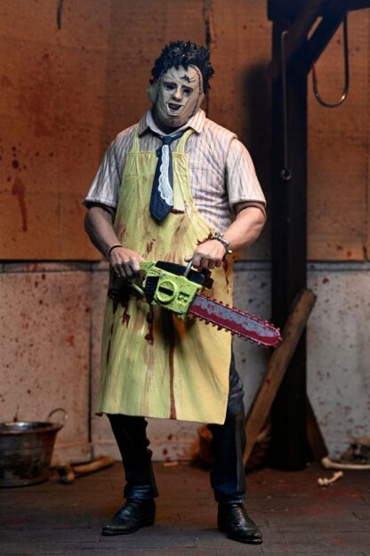 Texas Chainsaw Massacre Clothed Actionfigur Leatherface 50th Anniversary 20 cm – Bild 19