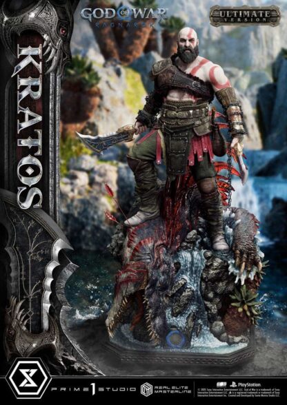 God of War: Ragnarok Real Elite Masterline Series Statue 1/3 Kratos Ultimate Version 95 cm – Bild 3