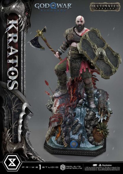 God of War: Ragnarok Real Elite Masterline Series Statue 1/3 Kratos Ultimate Version 95 cm – Bild 10