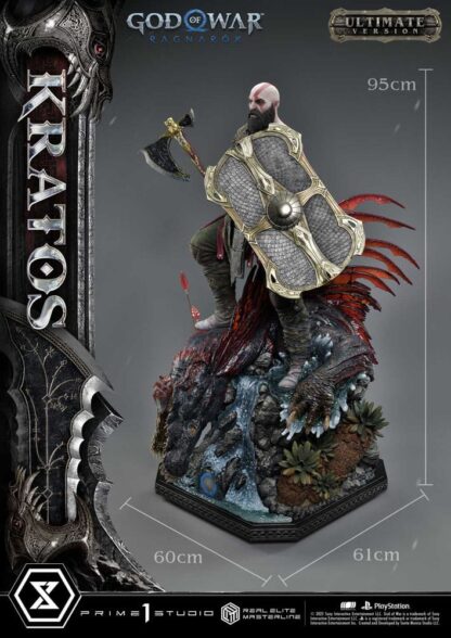 God of War: Ragnarok Real Elite Masterline Series Statue 1/3 Kratos Ultimate Version 95 cm – Bild 11